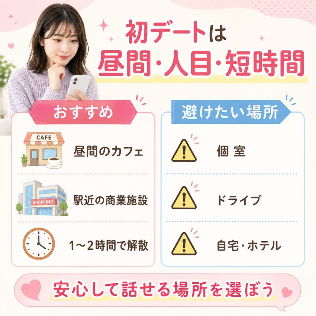 マッチングアプリ 初心者 初デート やり方 ルール