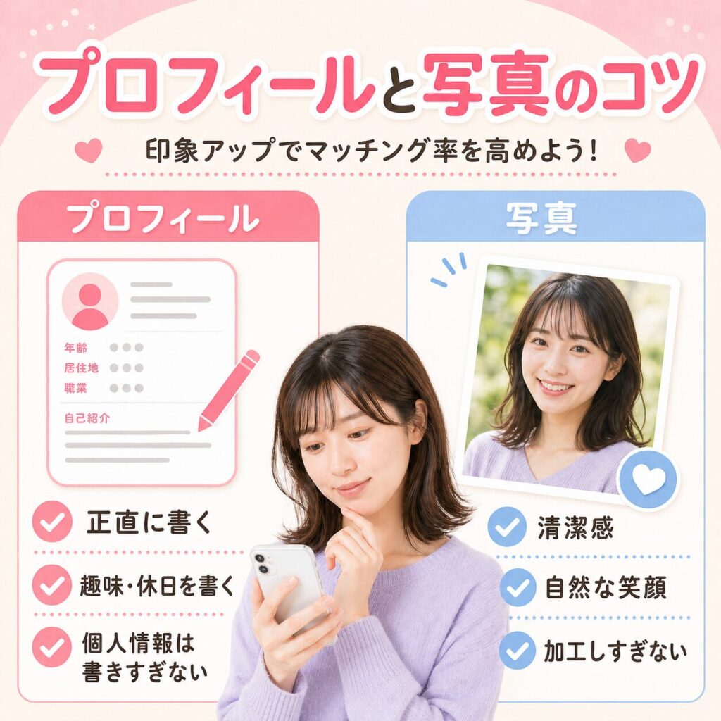 マッチングアプリ 初心者 使い方 基本
