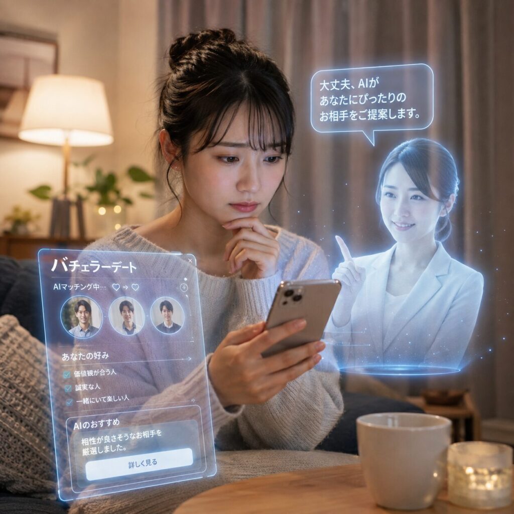 AI バチェラーデート イケメン