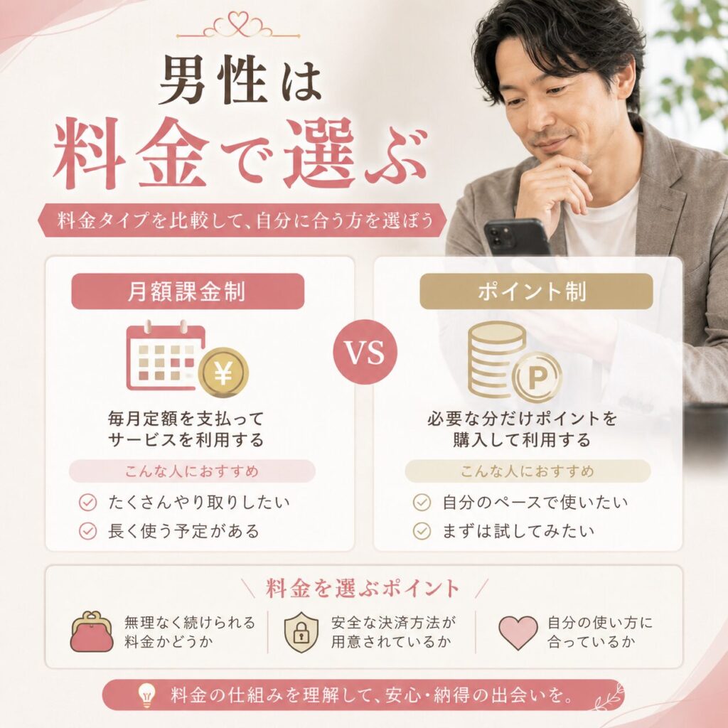 既婚者マッチングアプリ 料金体系
