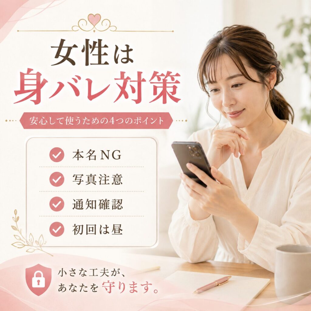 既婚者マッチングアプリ 身バレ 安全