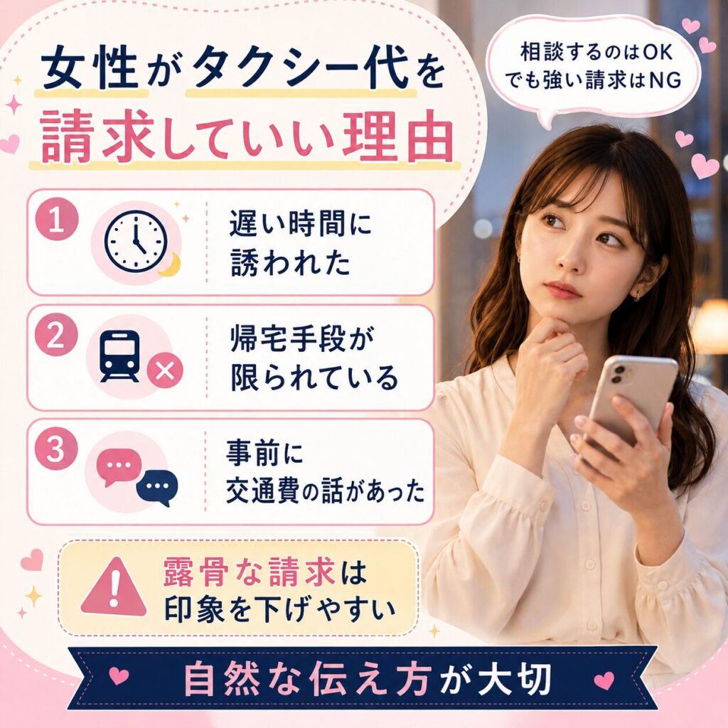 マチアプ 女性 タクシー代