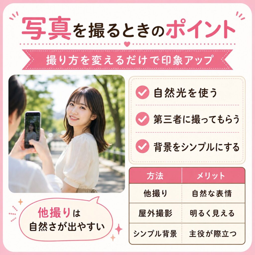 マッチングアプリ プロフィール