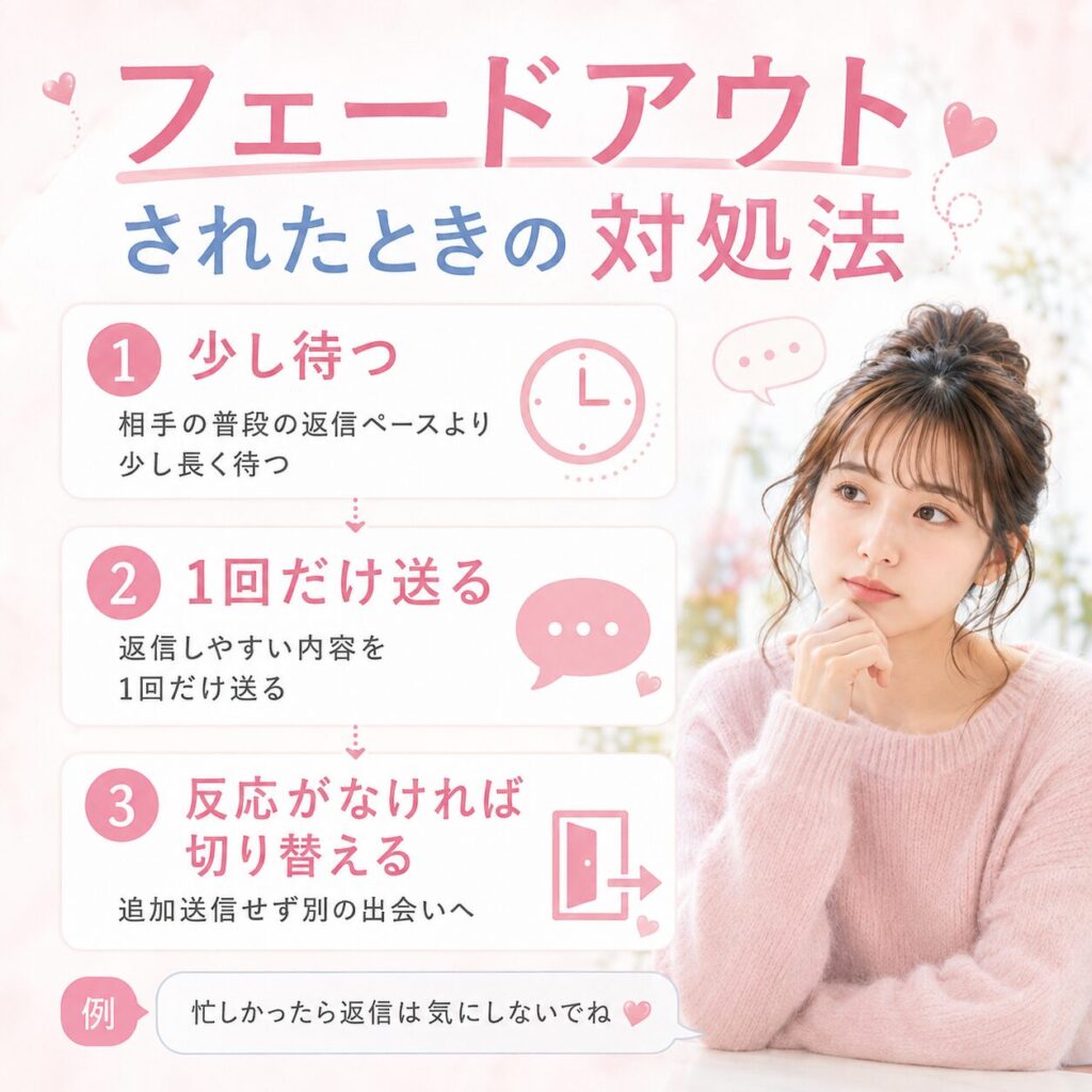 恋活アプリ 対処法 返事