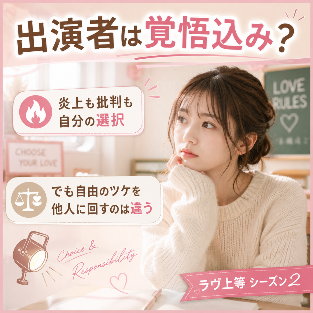 ラヴ上等 MEGUMI 炎上