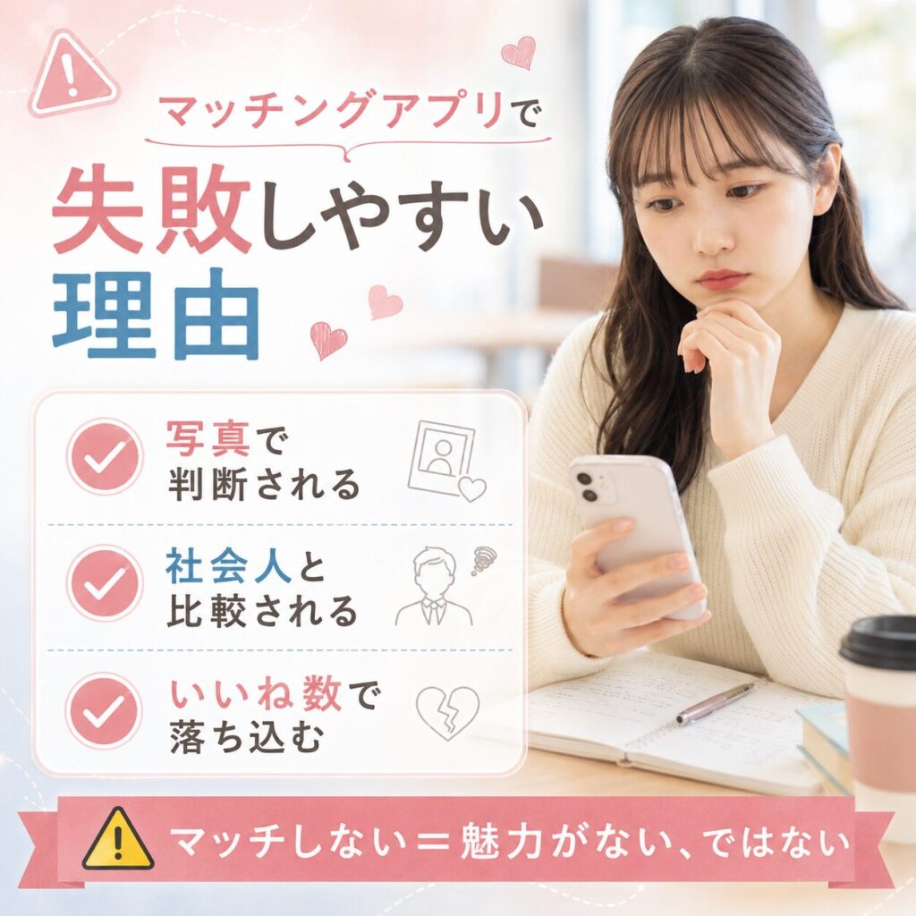 人生狂う 大学生 マッチングアプリ